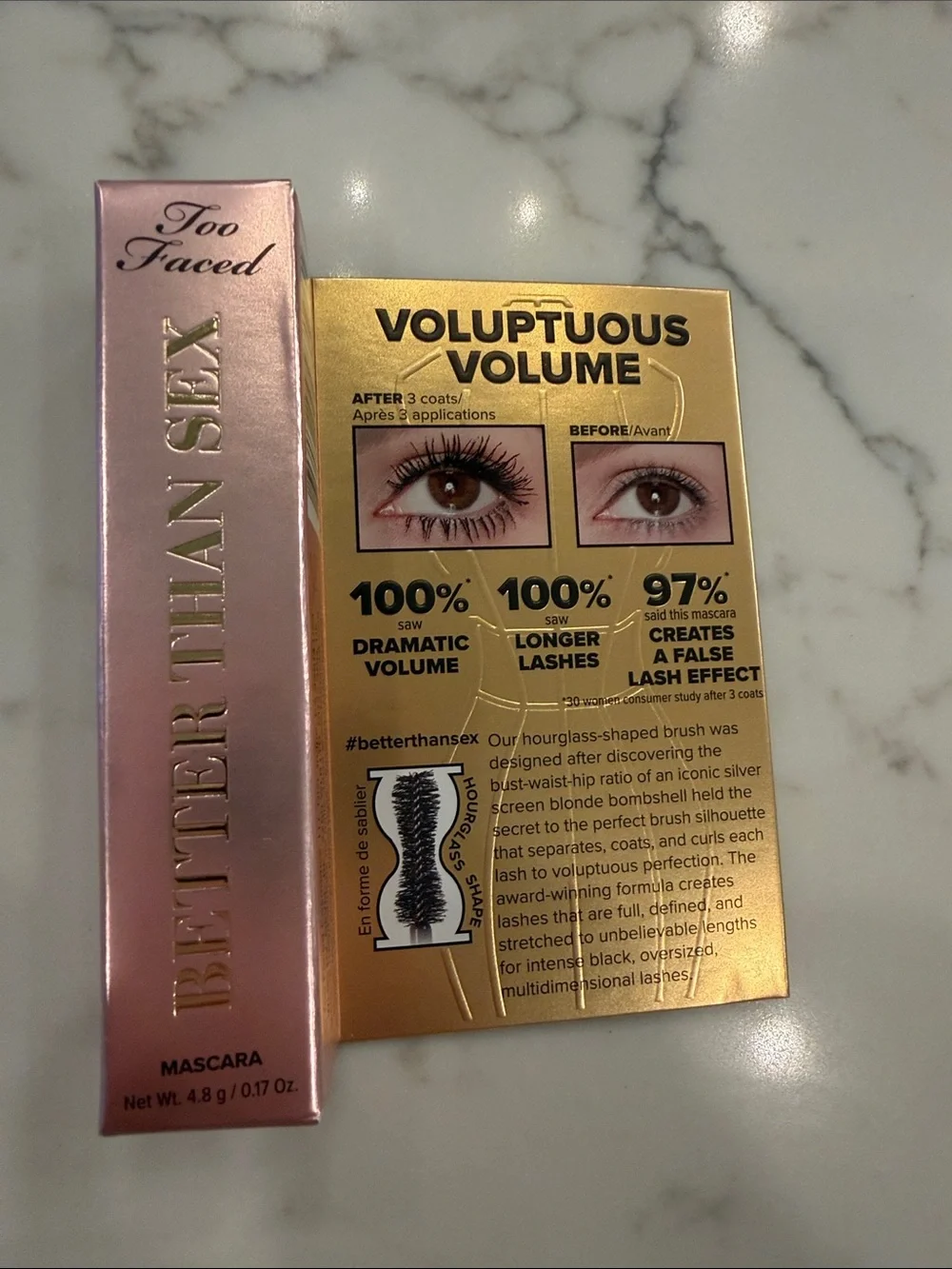 NWT Too Faced Better Than Sex Mascara - 0.17 oz